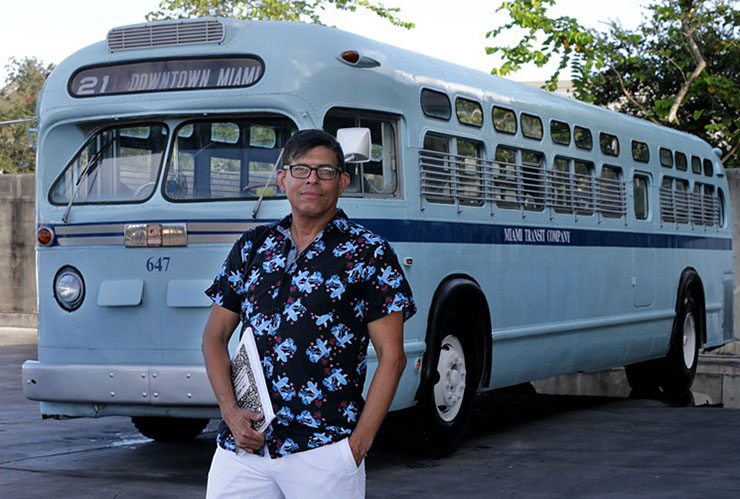 Playwright Juan C. Sanchez. Photo credit: Pedro Portal / Courtesy of Juggerknot Theatre Company