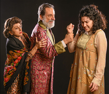 Irene Adjan, David Kwiat and Hannah Benitez. Photo by George Schiavone.