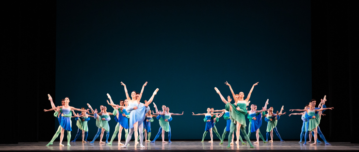 Miami City Ballet dancers in Brahms Handel Jerome Robbins & Twyla Tharp performed by Miami City Ballet. Photo: Alexander Iziliaev.