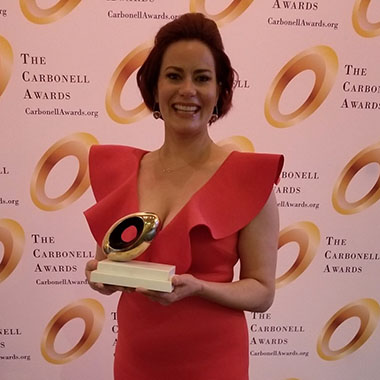 Anna Lise Jensen took home a Carbonell as Best Actress in a Musical for her starring role in