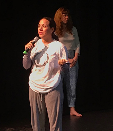 Rosie Hererra speaking in Portland.
