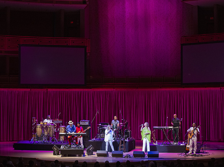 Sergio Mendes performs as part of the Jazz Roots series at the Adrienne Arsht Center. Photo by Daniel Azoulay