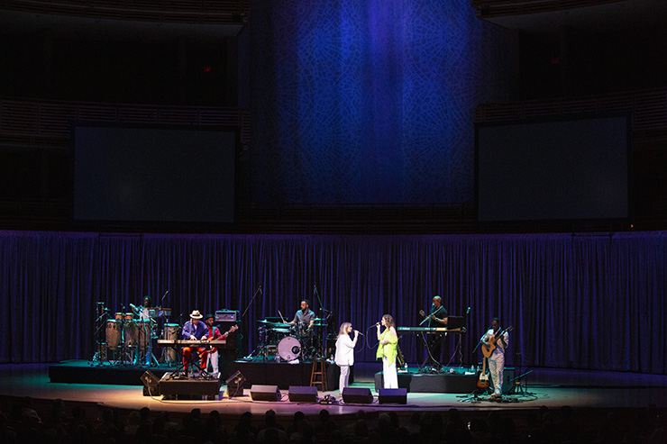 Sergio Mendes performs as part of the Jazz Roots series at the Adrienne Arsht Center. Photo by Daniel Azoulay