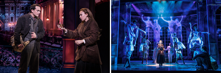 Photo (LEFT): Lila Coogan (Anya) and Stephen Brower (Dmitry) in the National Tour of 