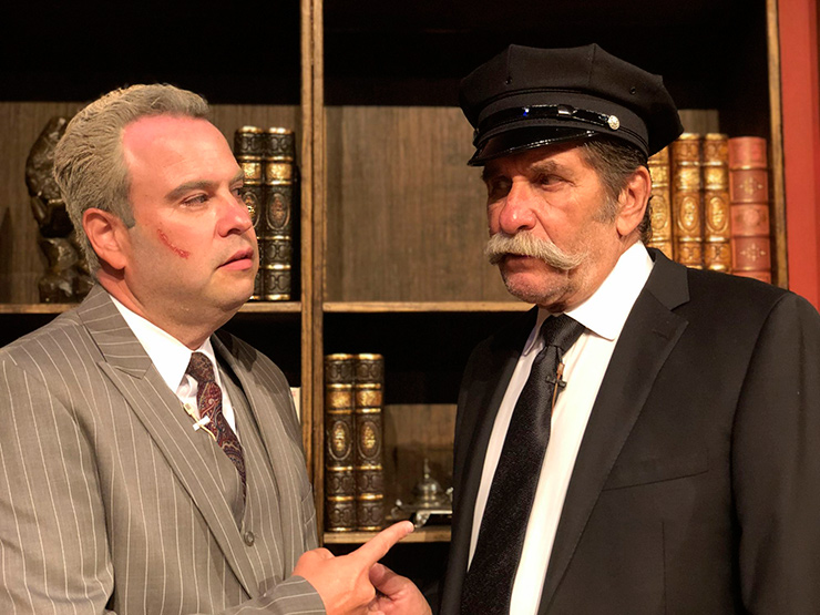 From left to right: JCAT actors Brian Goldberg (O'Reilly) and Sonny Levitt (Michael) in 