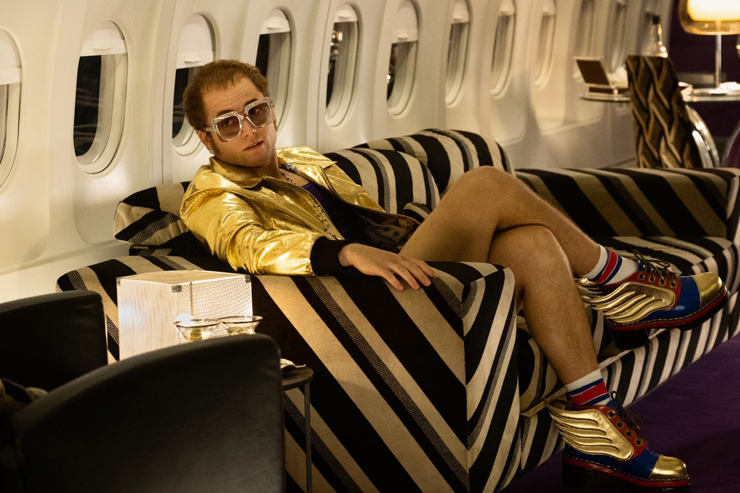 Taron Egerton as Elton John in 