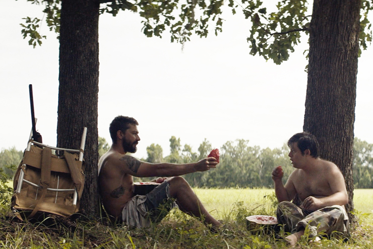 Shia LaBeouf, Zack Gottsagen.