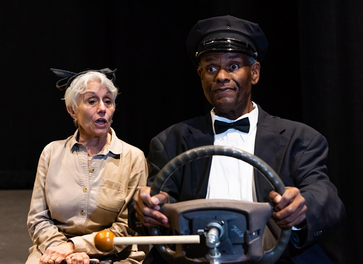 From left, Lillian Andron and James Samuel Randolph in