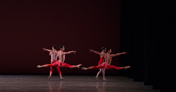 Jovani Furlan and Kleber Rebello in Mercuric Tidings. Choreography by Paul Taylor. Photo © Daniel Azoulay.