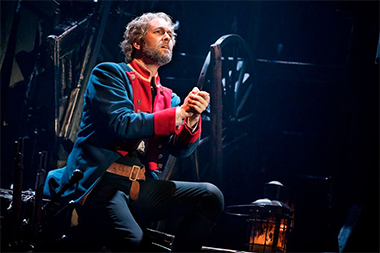 Nick Cartell as Jean Valjean sings