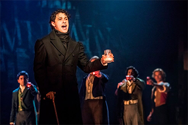 Joshua Grosso as Marius in the touring production of