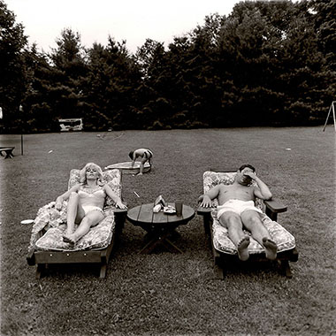 Edwynn Houk Gallery |Diane Arbus, A Family on their Lawn One Sunday in Westchester, NY, 1968 | ©Estate of Diane Arbus/Courtesy Edwynn Houk Gallery. Look for it in the Galleries Sector of Art Basel Miami Beach.