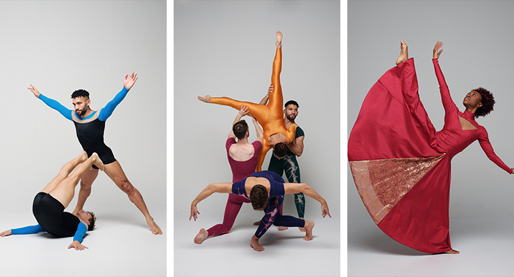 Those Things, phoographer Simon Soong, dancers L-R David Harris. Anthony Velazquez | Elemental (Earth sectino), Photographer SimonSoong, dancers L-R Matthew Huefner, David Harris, Julia Farris ,Anthony Velazquez | Elemental (Fire section), Photographer SimonSoong, dancer Benicka Grant