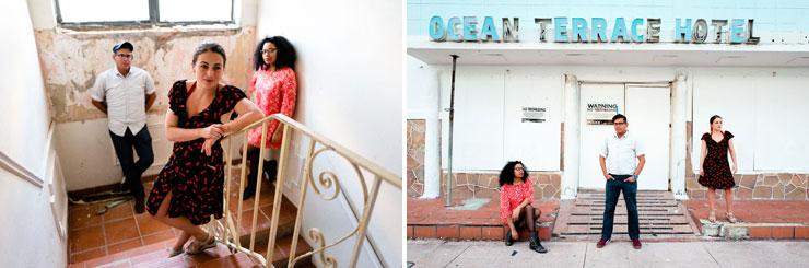 Director: Tai Thompson (red dress)<br/>
Playwright: Juan C. Sanchez<br/>
Director: Ana Margineanu (black and red dress)<br/>
Photo Credit: Daniella Piantini