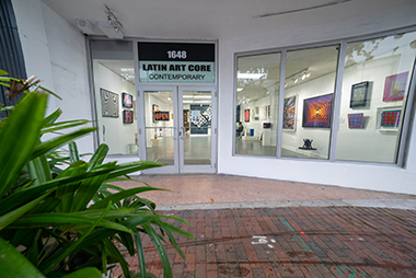 The Latin Art Core Gallery in Little Havana