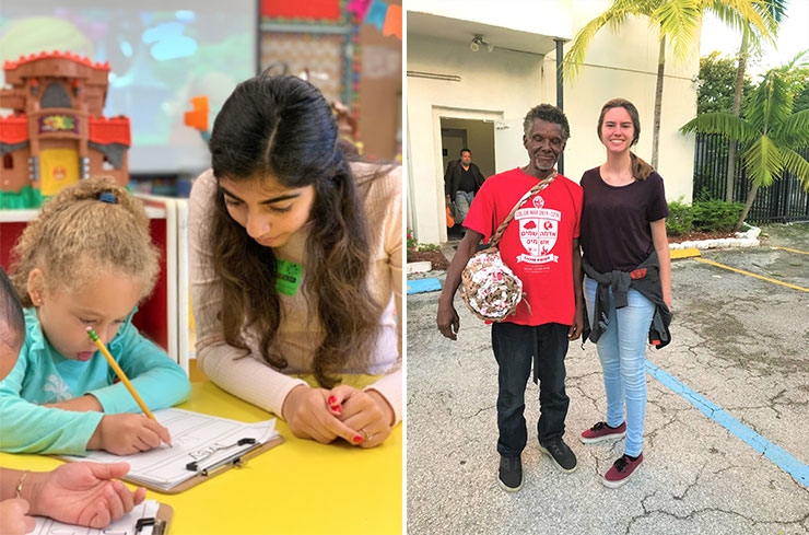 At left, Sasha Farid, a dual enrollment student at School for Advanced Studies, Homestead campus, received a Silver Knight Award for Drama for her