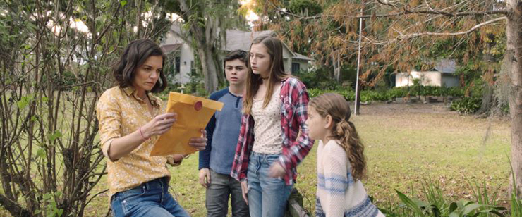 Katie Holmes, Aidan Pierce Brennan, Sarah Hoffmeister and Chloe Lee in