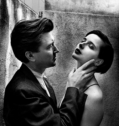 David Lynch and Isabella Rossellini by Helmut Newton, Los Angeles, 1988 (photo courtesy: Kino Lorber)
