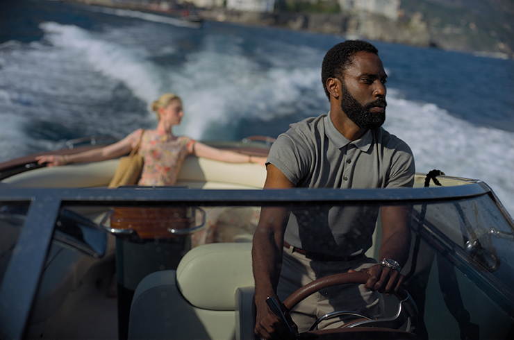 Elizabeth Debicki and John David Washington