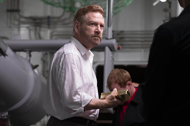 Kenneth Branagh as Russian oligarch Andrei Sator.