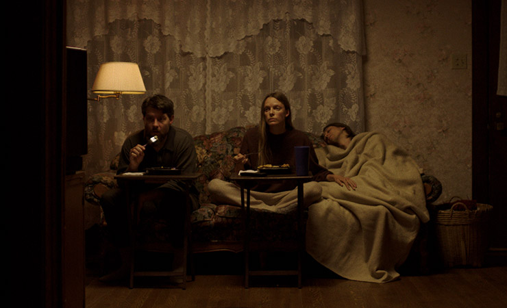 Patrick Fugit, Ingrid Sophie Schram, Owen Campbell (Courtesy Dark Sky Films)