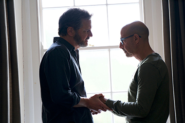 Colin Firth and Stanley Tucci in 