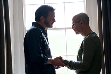 Colin Firth and Stanley Tucci in
