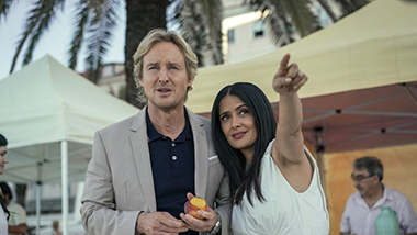 Owen Wilson and Salma Hayek in a scene from 