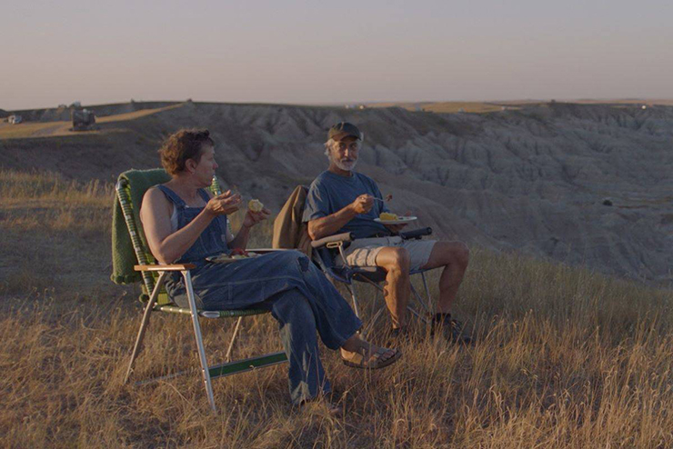 Frances McDormand and David Strathairn in a scene from 