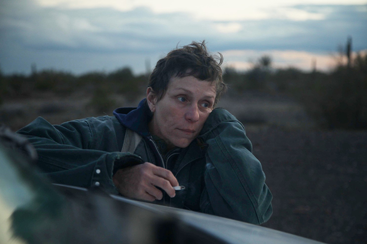 Frances McDormand in a scene from 