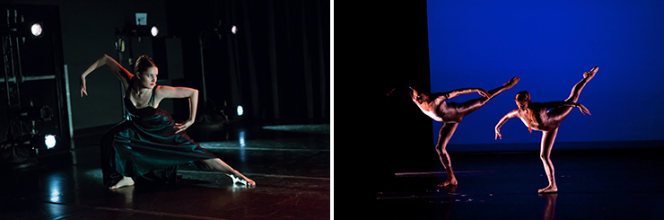 Left, Amy Deer in Dance Now! Miami's