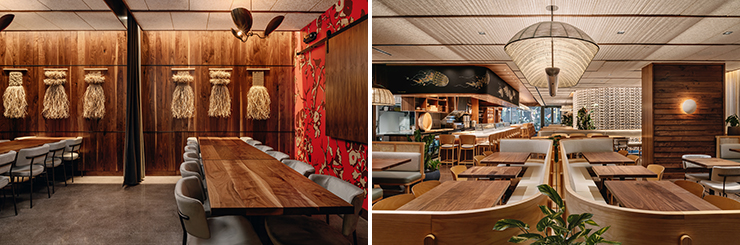 LEFT: Restaurant interior. <br>
RIGHT: Restaurant interior (another view).<br>
Photos courtesy of the restaurant