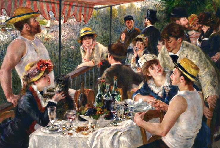 Luncheon of the Boating Party by Renoir - Lasting Impressions 3D - Photo courtesy of Princeton Entertainment Group.