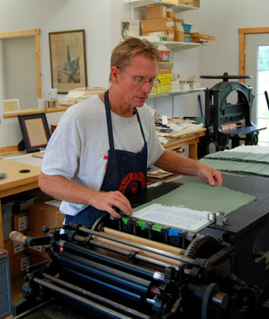 Tom Virgin in his Little Haiti studio. (Photo by Extra Virgin Press)