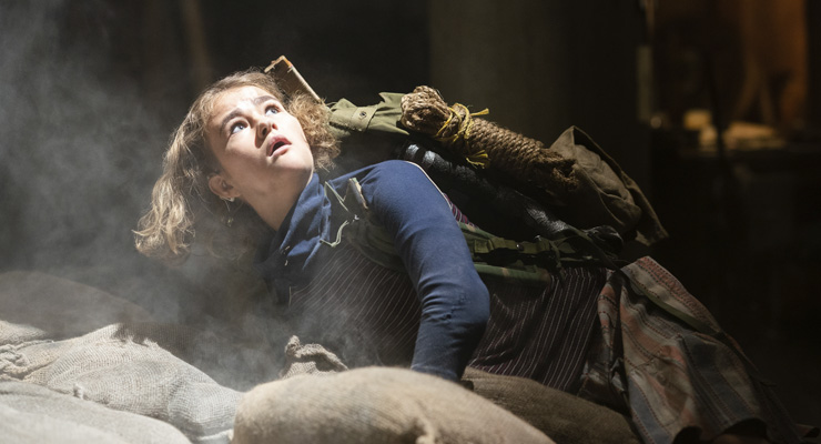 Millicent Simmonds as Regan Abbott in a scene from