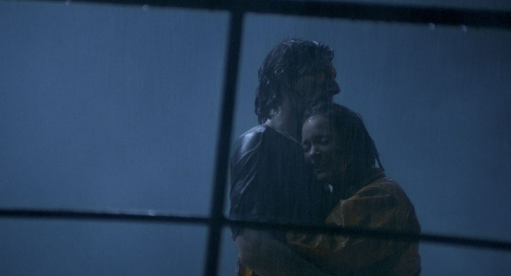 Adam Driver and Marion Cotillard in a scene from 