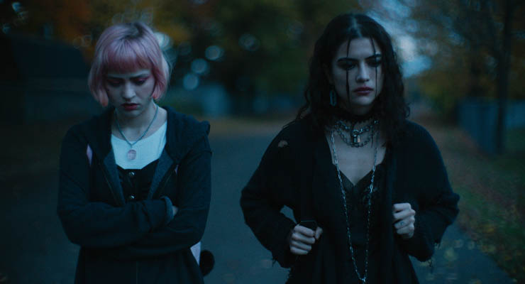 Sierra McCormick and Lisette Alexis in a scene from Sean King O'Grady's