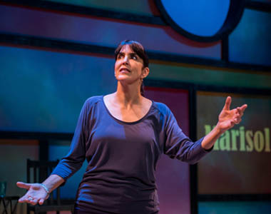 Elena Maria Garcia stars in the original one-woman show'¡Fuácata! or A Latina's Guide to Surviving the Universe' (Elena Maria Garcia, photo by Justin Namon)