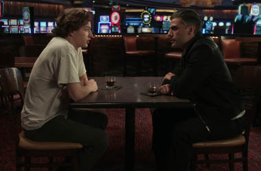 Tye Sheridan and Oscar Isaac in a scene from