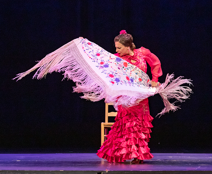 Ballet Flamenco La Rosa soloist Mayelu Perez. (Photo by Jenny Abreu)