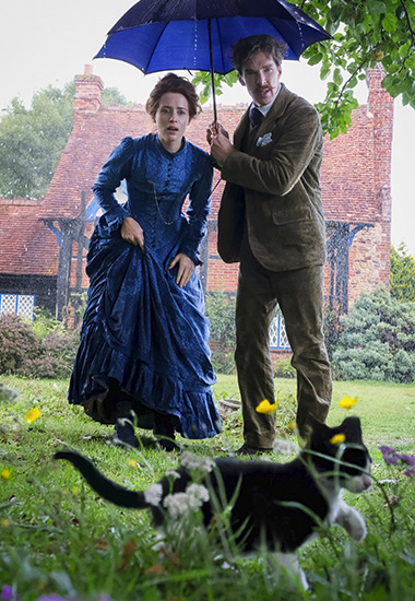 Claire Foy and Benedict Cumberbatch in a scene from