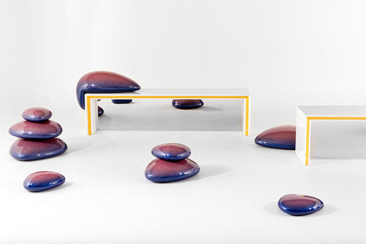 Design Miami: Emotional Rocks, 2021 by Apical Reform Studio at Apical Reform & Zeel Studio. (Photo courtesy of Apical Reform Studio)