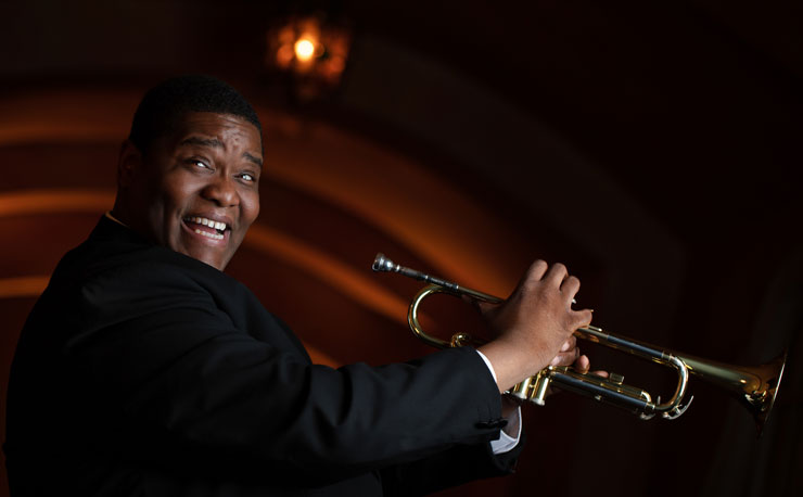 Juson Wililams as Louis Armstrong. (Photo: Roberto Mata)