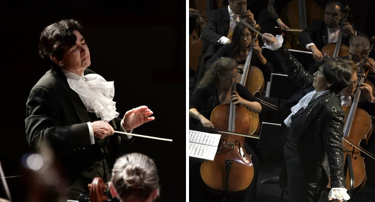 South Florida Symphony Orchestra Music Director and Conductor Sebrina Alfonso conducts the South Florida Symphony Orchestra.