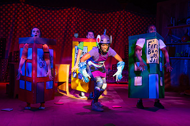 From left, R. Davidson, Dan Rosales, Crystal Shanae and Forest VanDyke in TheaterWorks USA's