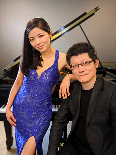 Piano Duo Catherine Lan and Tao Lin perform with the South Florida Symphony Orchestra in three programs across South Florida. (Photo by Steve Shires Photography)