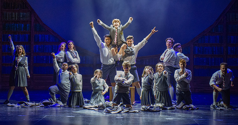 The company of Slow Burn Theatre's 