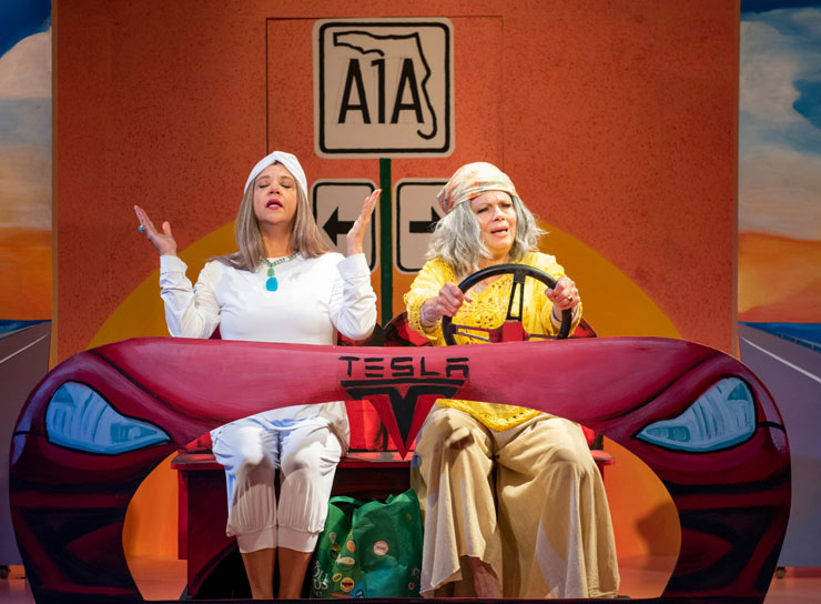 Barbara Bonilla and Deborah Kondelik hit the road in
