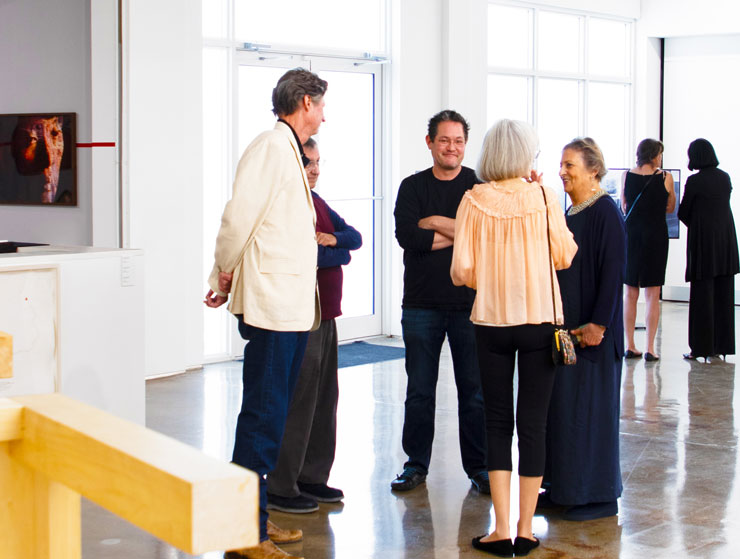 Hélène de Franchis, Jacob Hashimoto and Stuart Arends at 