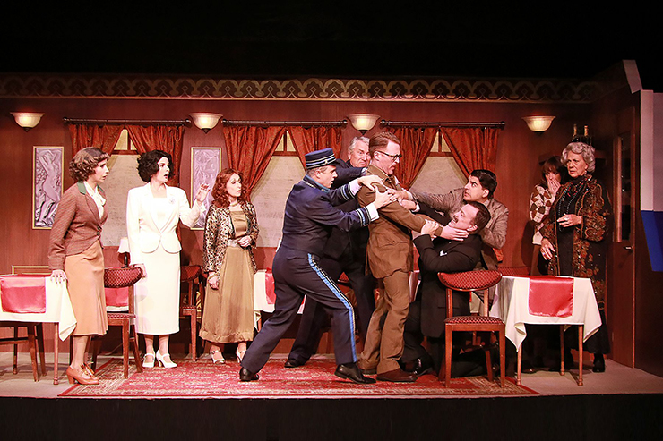 Tensions run high as a fight breaks out in Actors' Playhouse's production of 